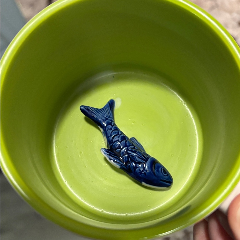 🐟Urban Outfitters Sardine Hidden Fish Mug. Unused. - Picture 11 of 16